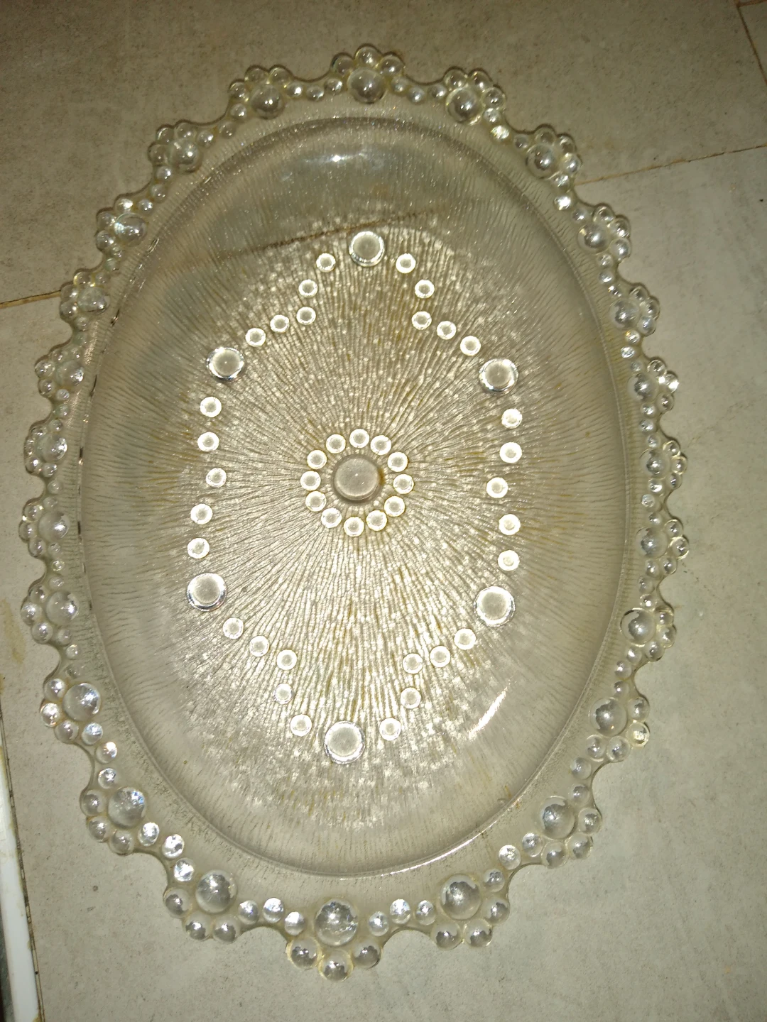 Vintage macerini barocco 10 inch serving plate