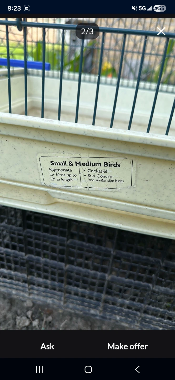 Pet Bird Cage for Small & Medium Birds - photo 3