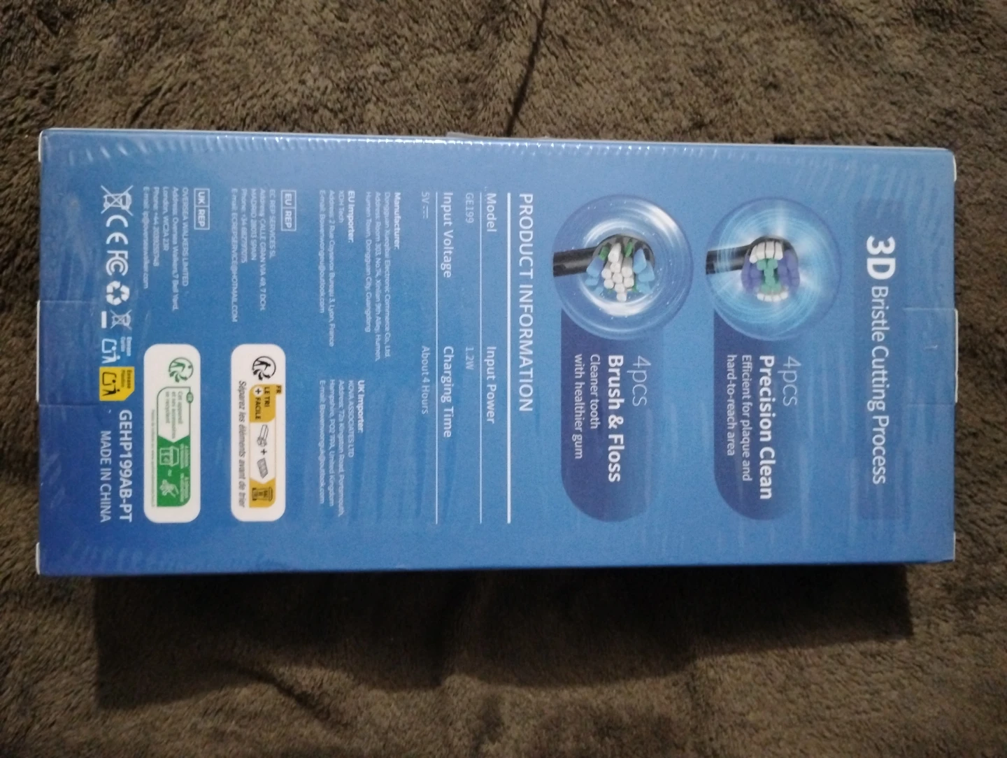 Professional Rotating Electric Toothbrush - Teeth Clean Gum Care - photo 2