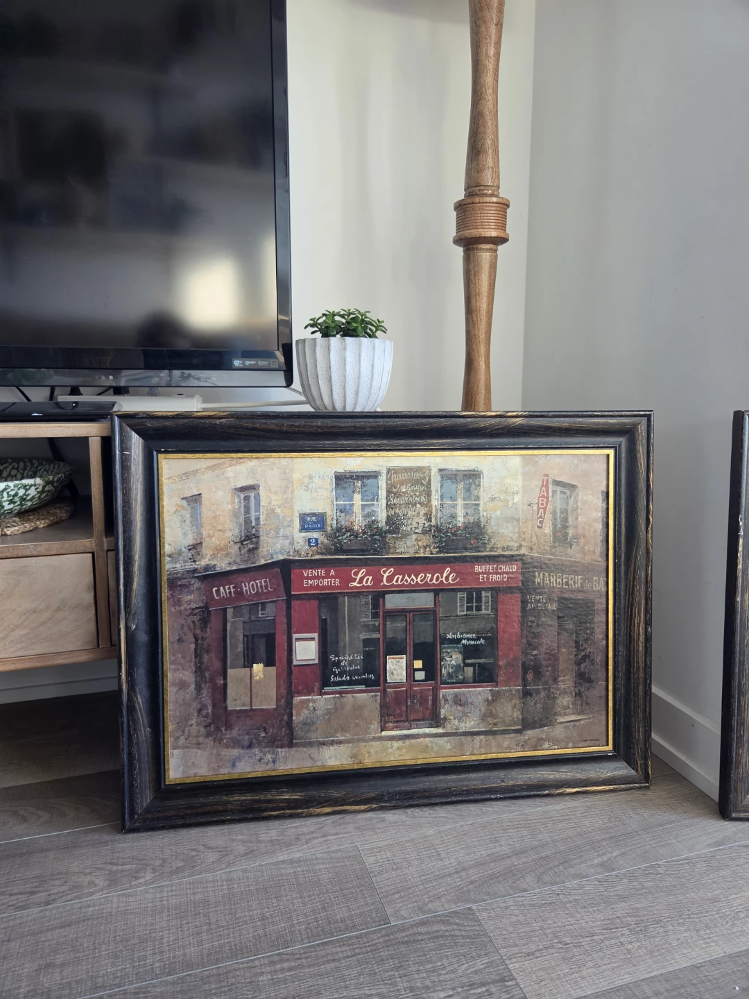 Set of Framed Parisian Shop Scene Wall Art - photo 2