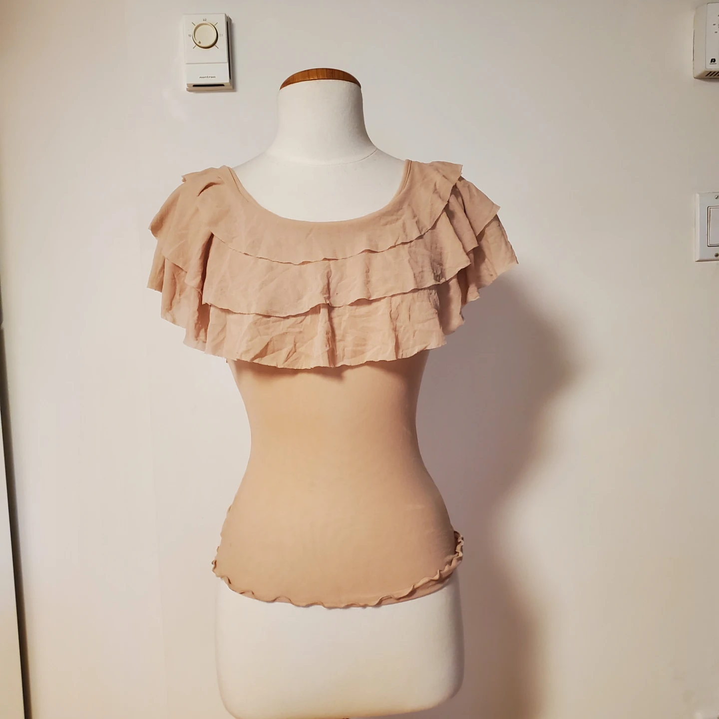Annex ruffle top