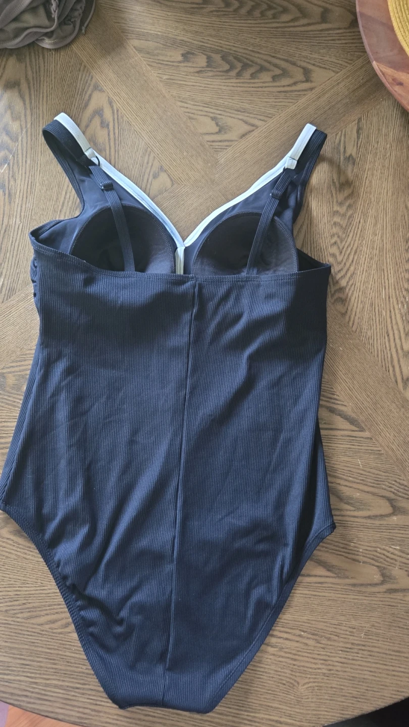 Krista Black Ribbed One-Piece Swimsuit - photo 2