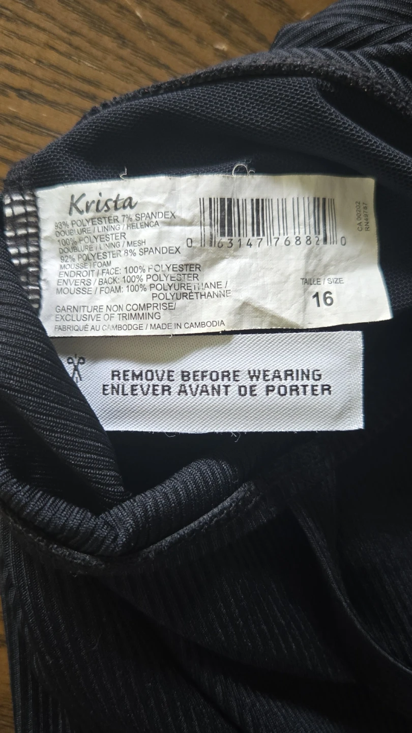 Krista Black Ribbed One-Piece Swimsuit - photo 4