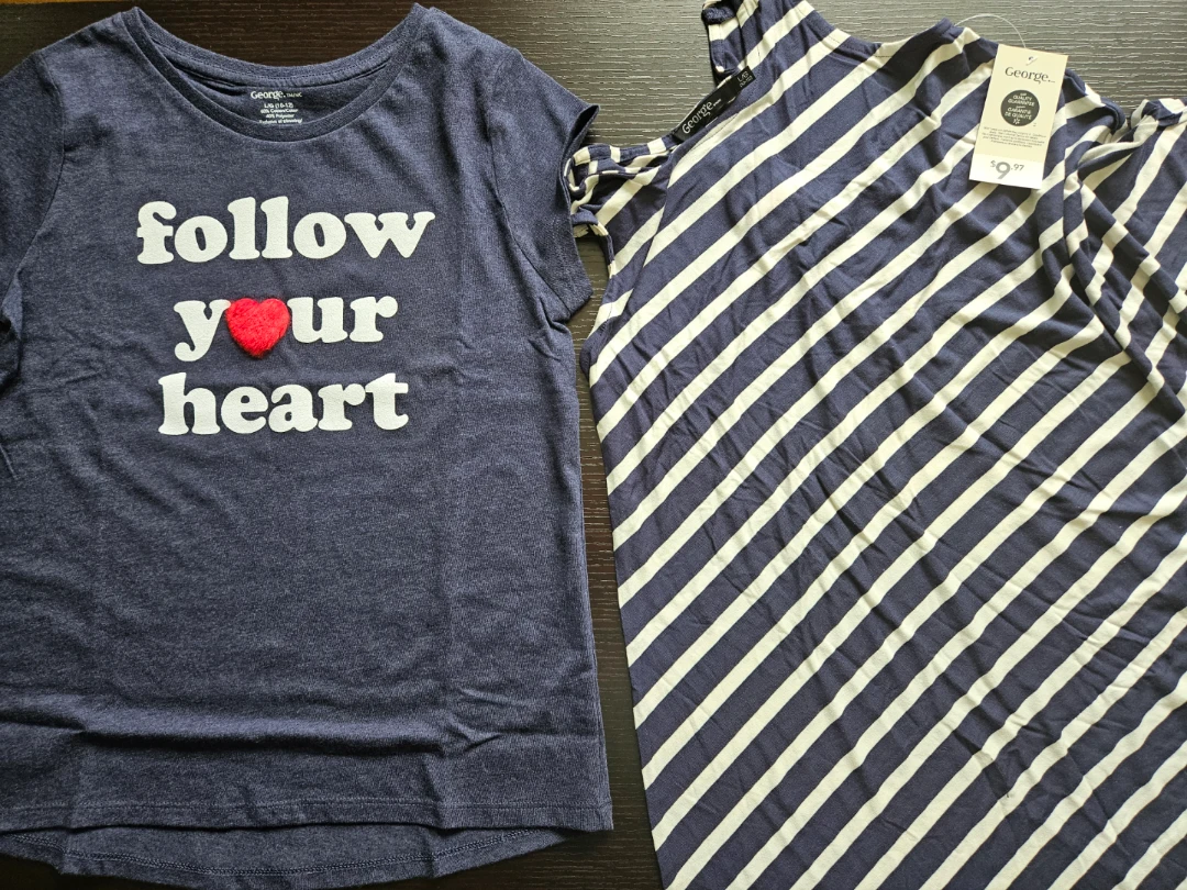 Girls T-Shirt ans Dress Set