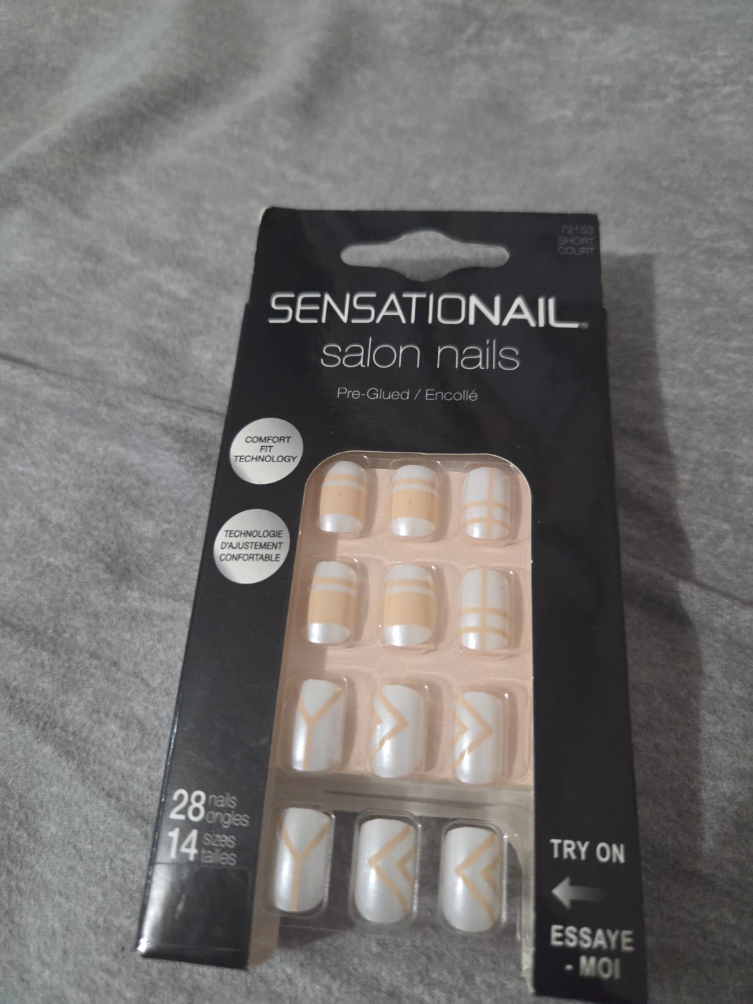 Sensationail Salon Nails - Short Court
