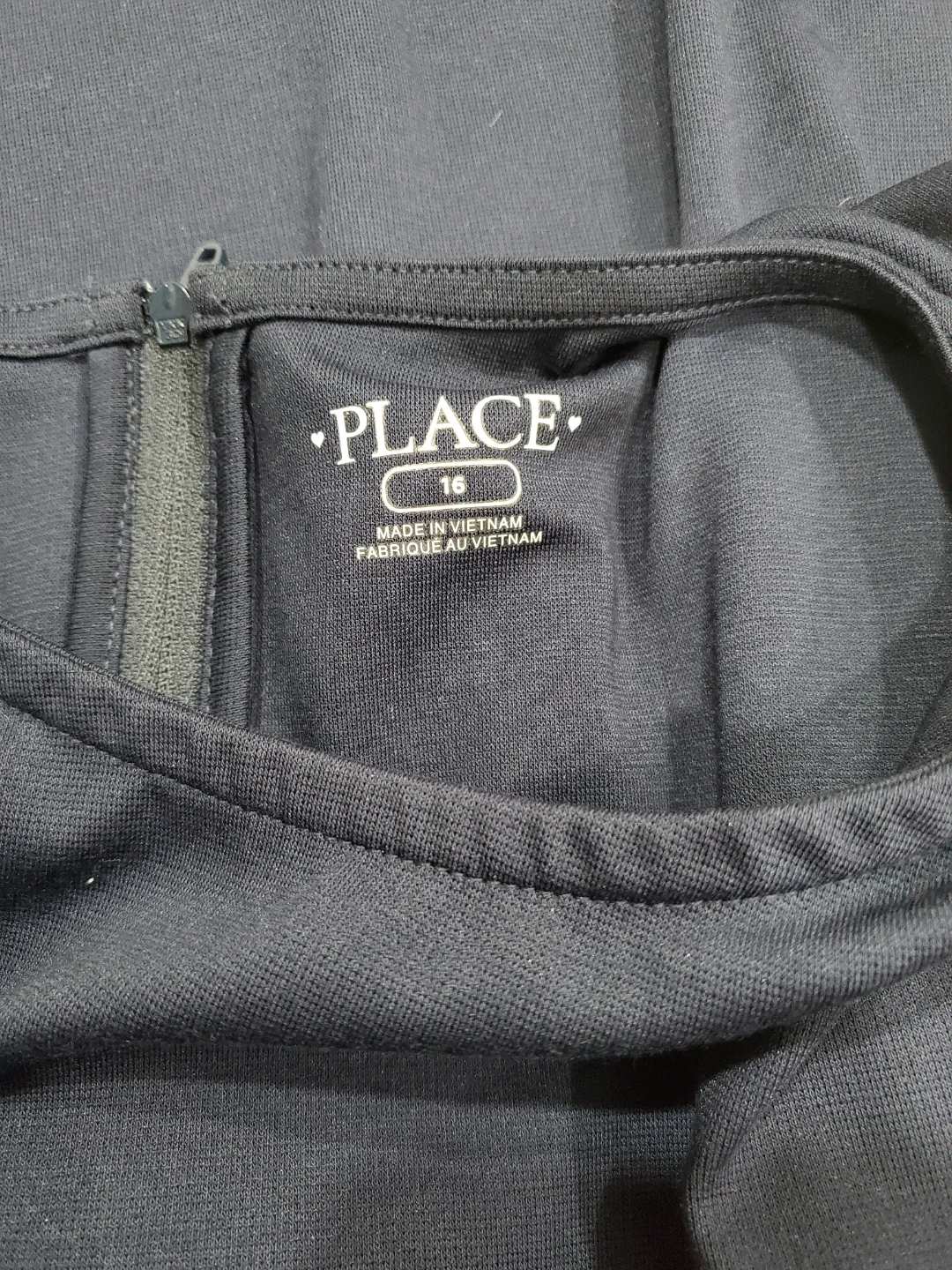 The Children's Place Navy Blue Short Sleeve Pleated Dress - 16 - photo 3