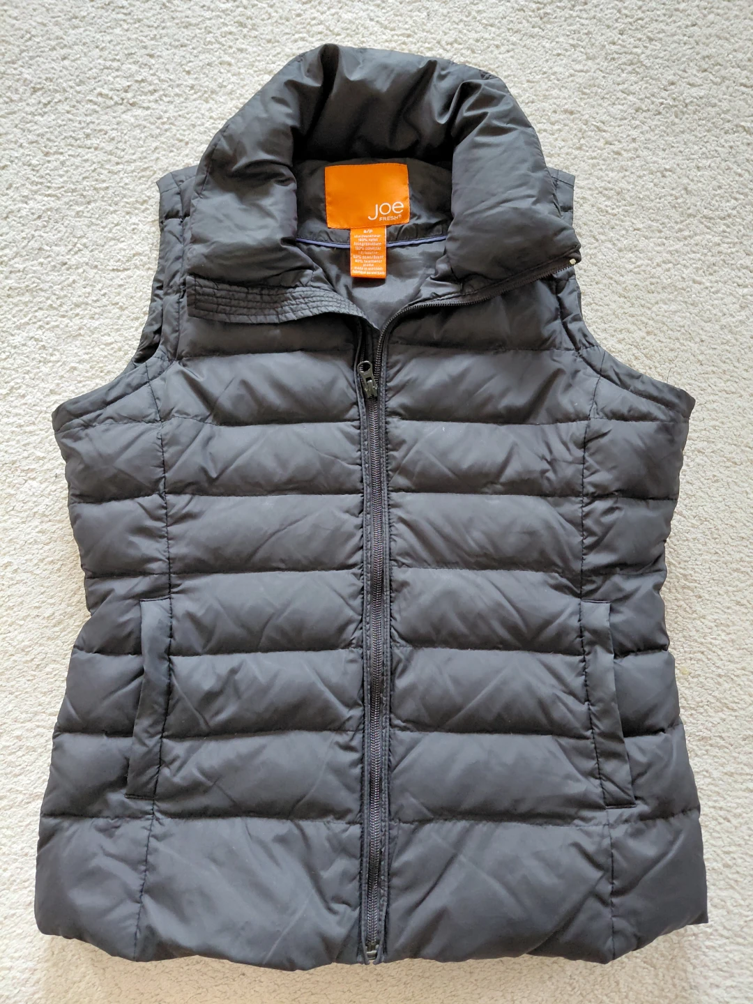Joe Fresh Puffer Vest - Charcoal Grey - S/P