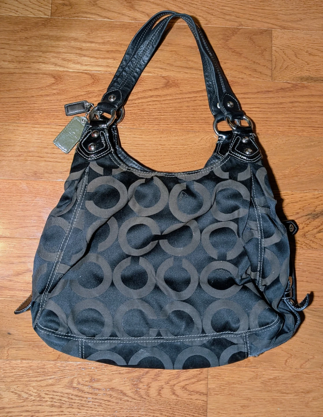 Coach Signature Pattern Hobo Bag - photo 2
