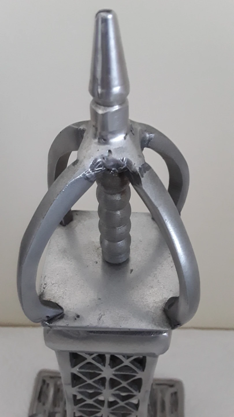 Silver Eiffel Tower Figurine Decor - photo 5