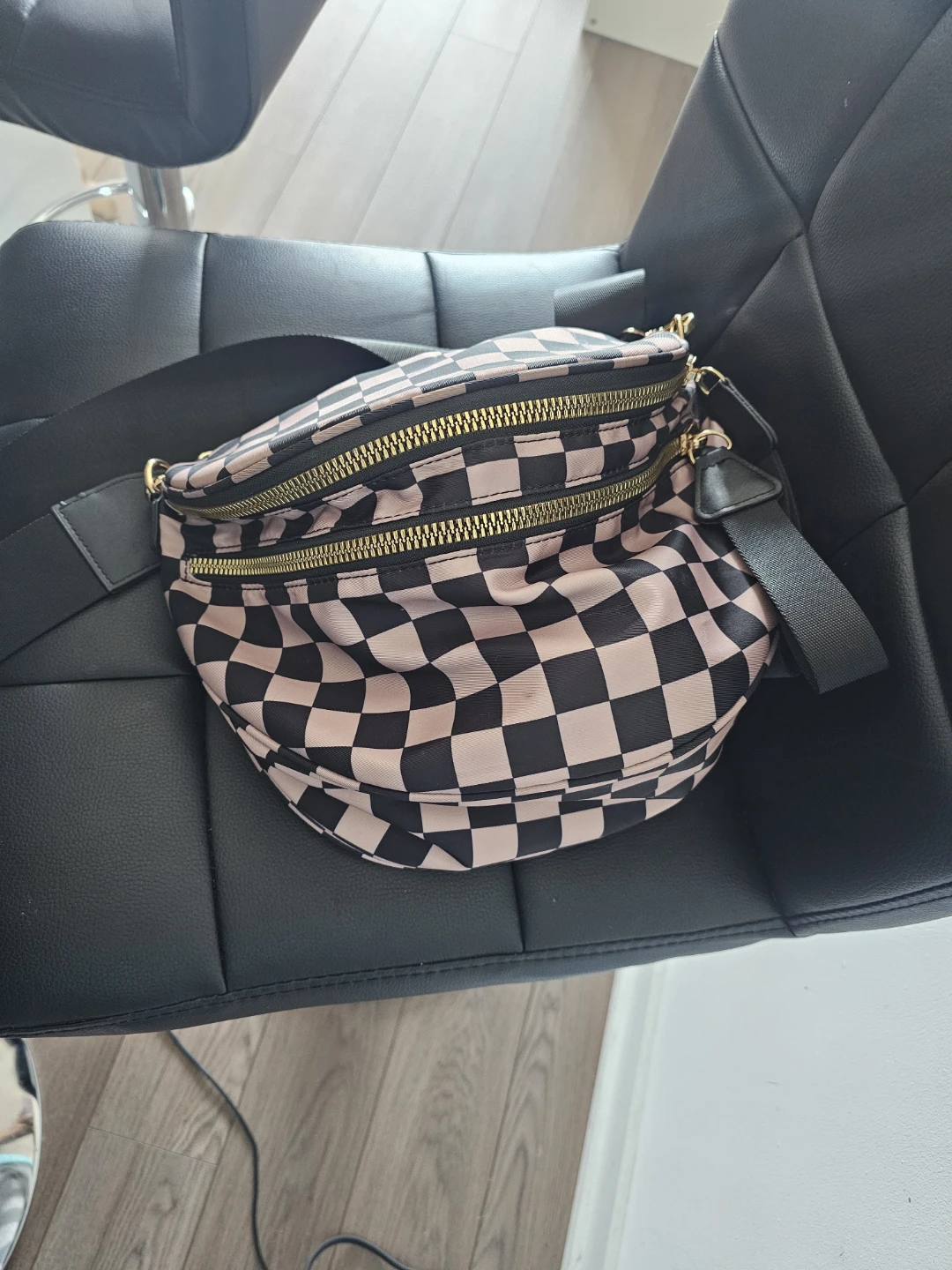 Checkerboard Crossbody Bag