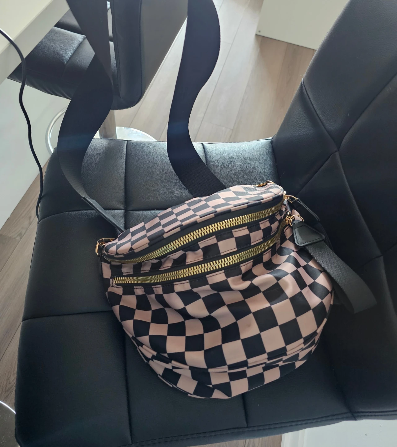 Checkerboard Crossbody Bag - photo 2