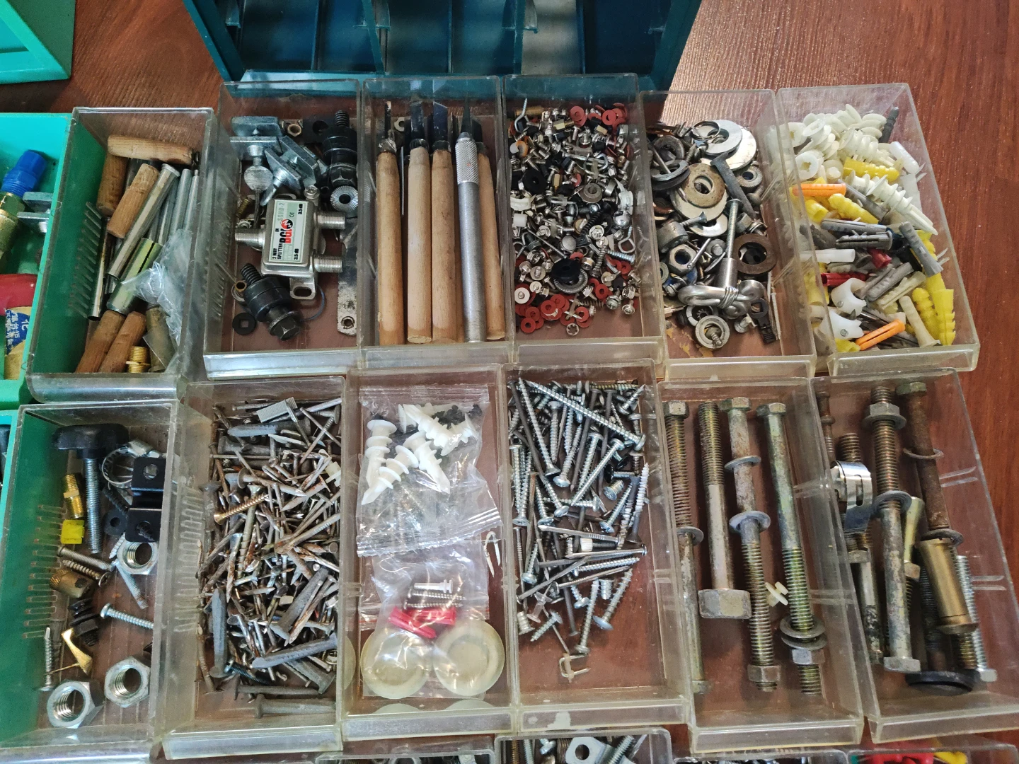 Assorted Hardware and Fasteners with Organizer Box - photo 3