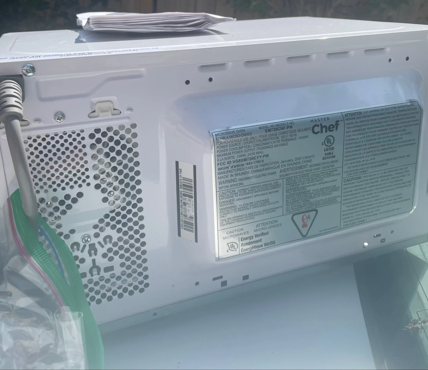 Master Chef Microwave Oven