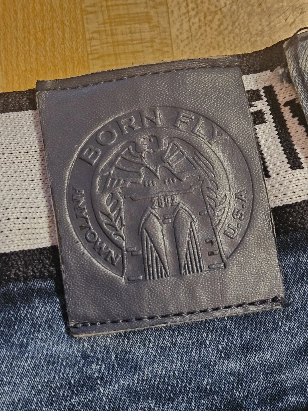 Born Fly Denim Shorts Size 46 - photo 5