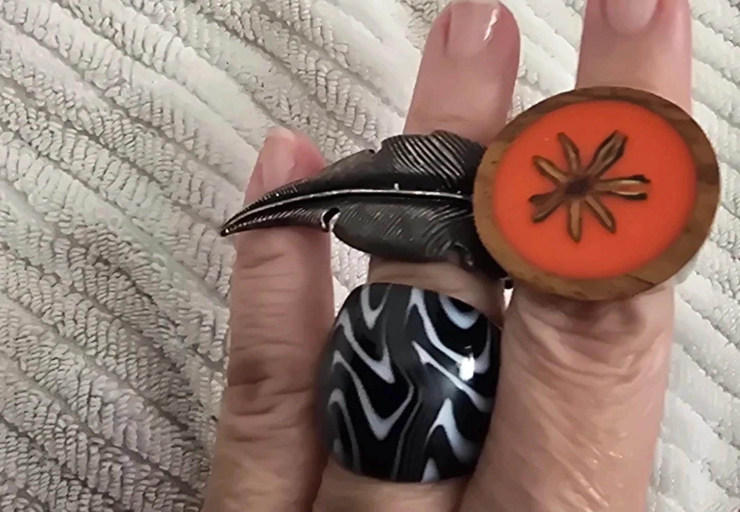 Set of 3 Statement Rings - photo 3