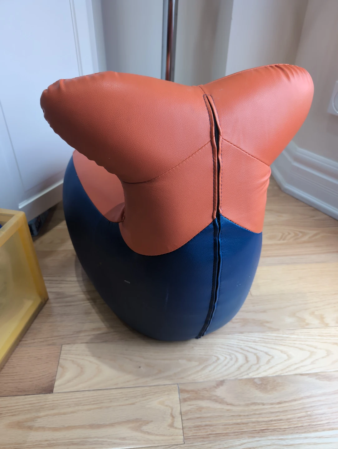 Orange and Navy Blue Whale Shaped Chair - photo 3