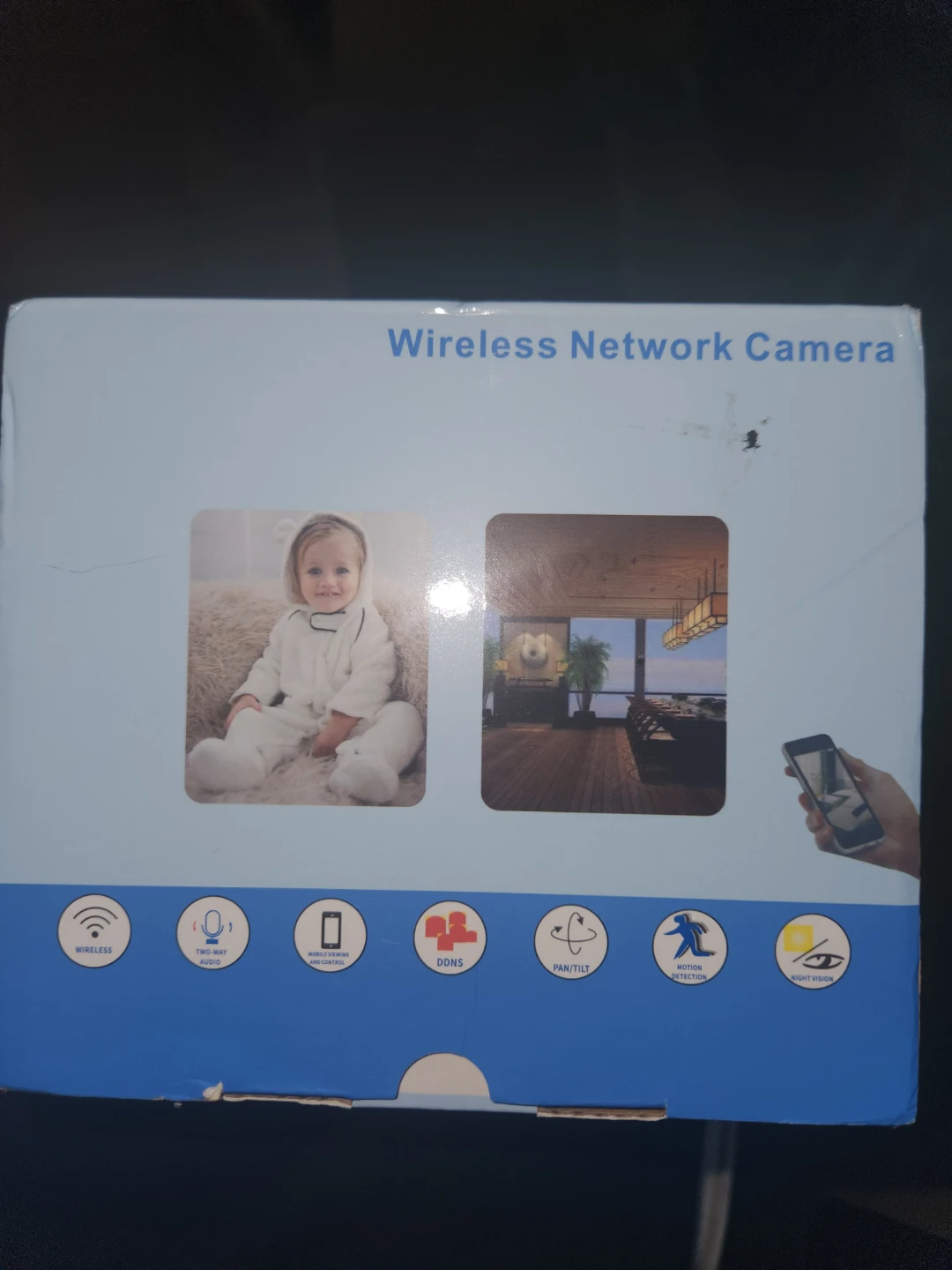 YIORT Wireless Network Camera CB201 Color White