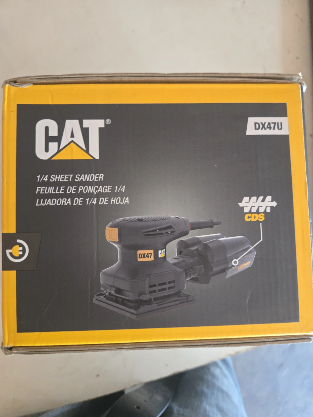 CAT DX47U 1/4 Sheet Sander - photo 3