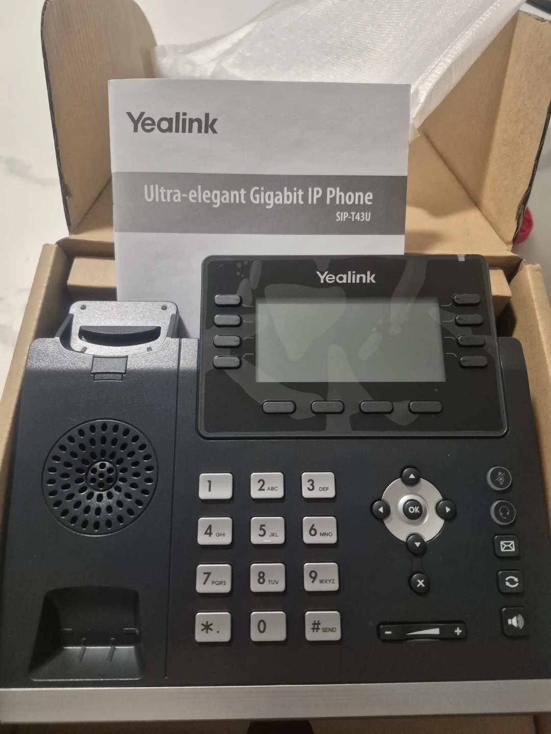 Yealink SIP-T43U Ultra-elegant Gigabit IP Phone
