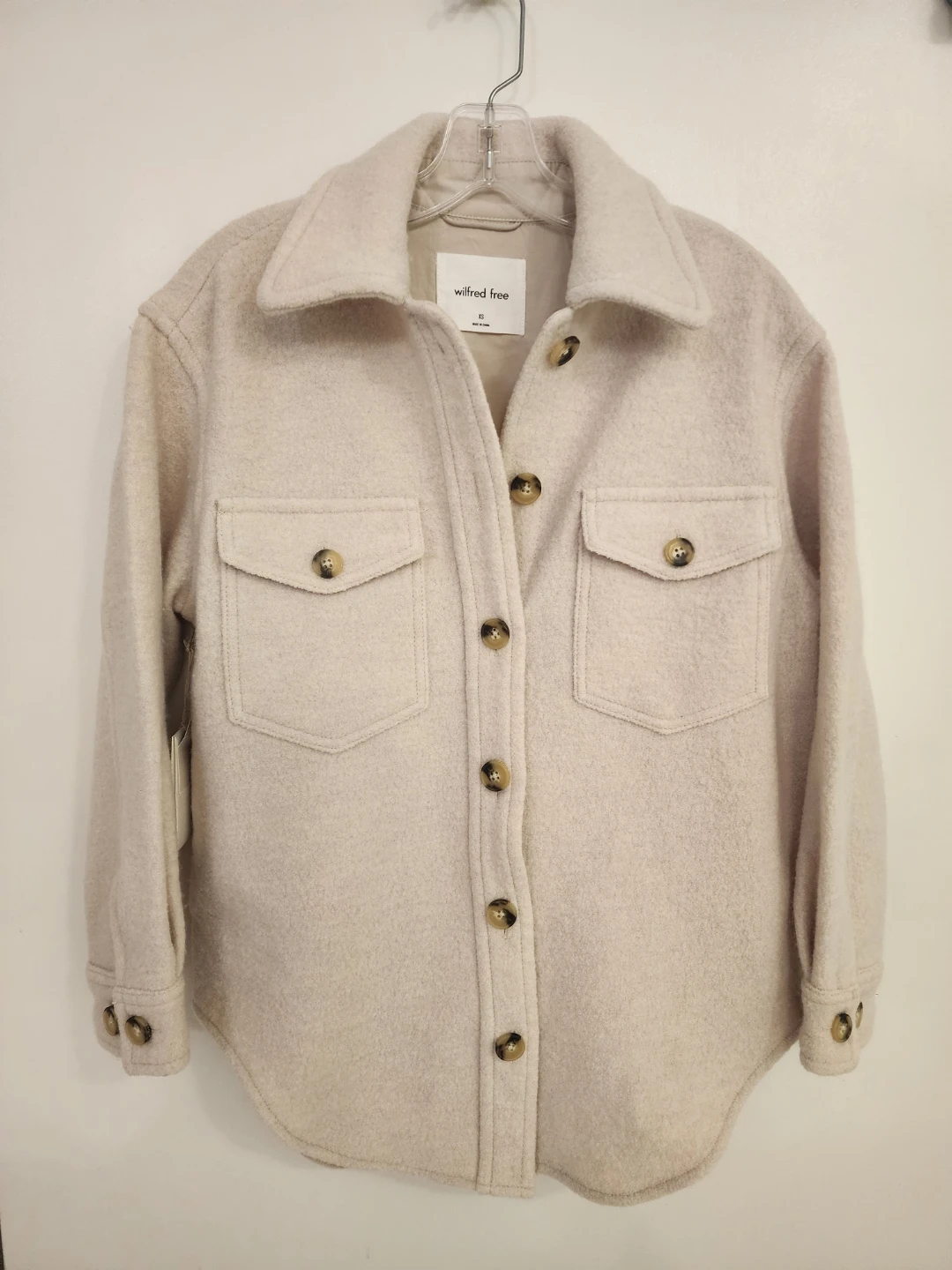 Wilfred Free Shacket - Beige - XS