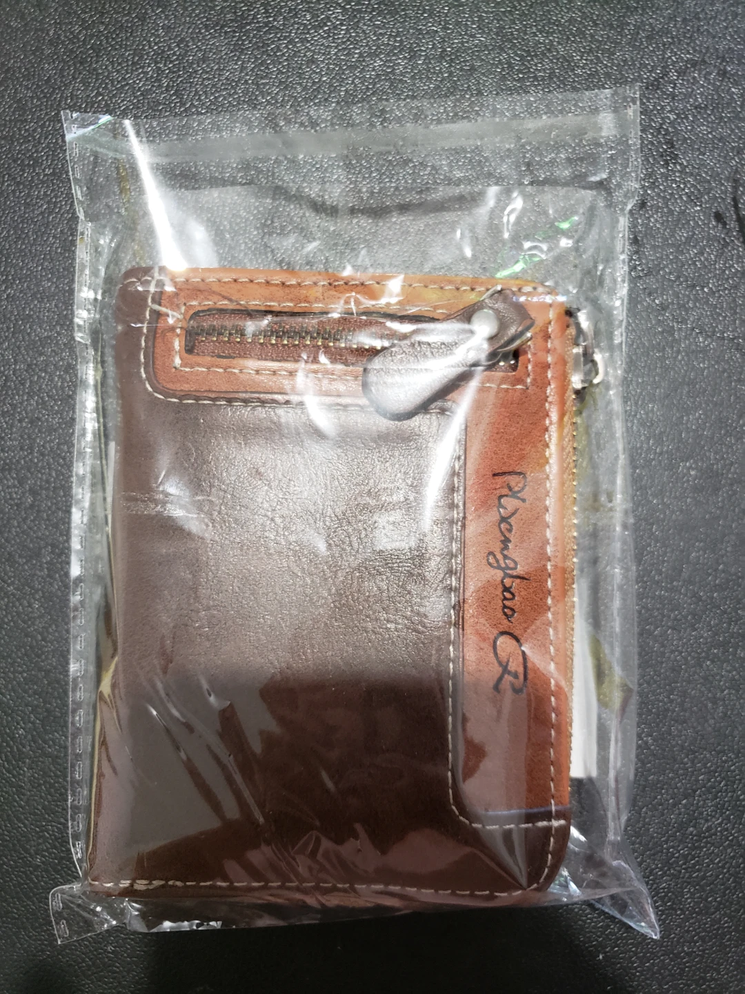 Brown Leather Zip Around Wallet - photo 4