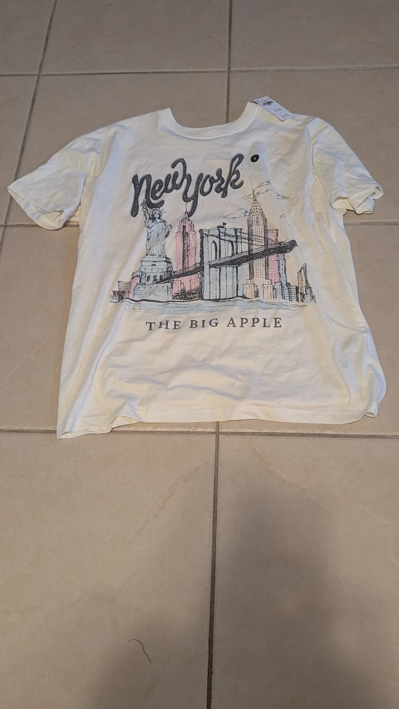 Hollister White New York City Graphic T-Shirt - photo 2