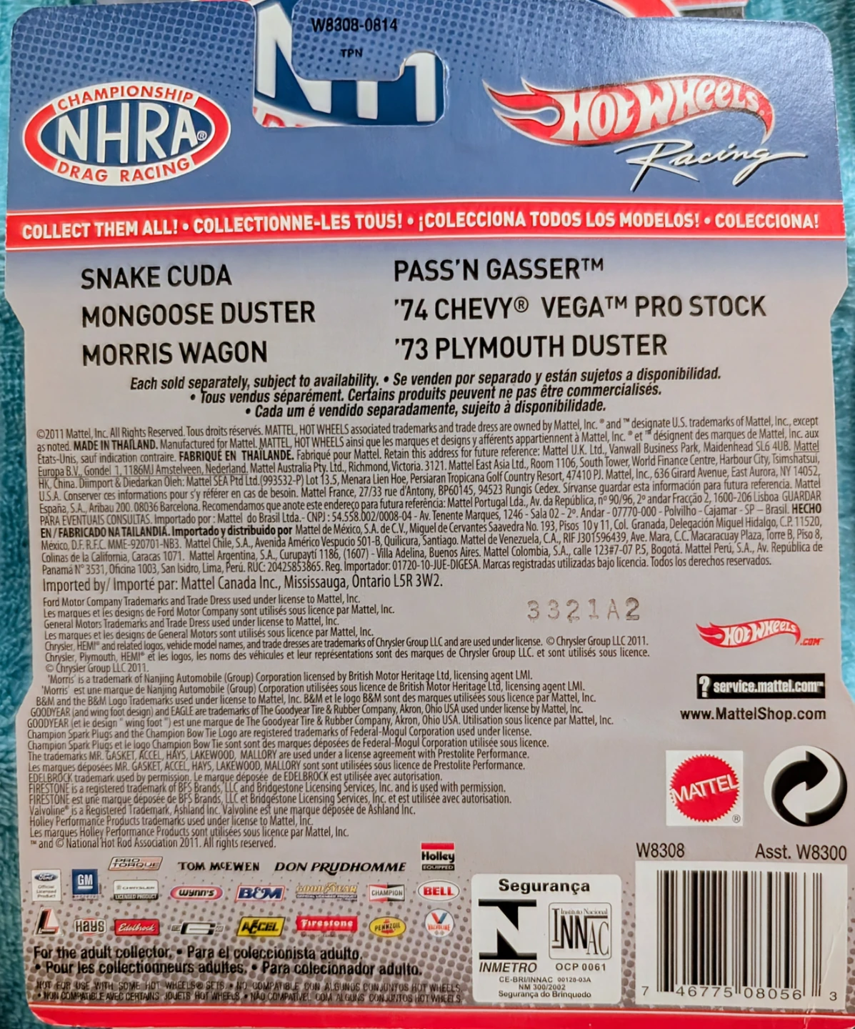 Hot Wheels NHRA Drag Racing Collection - Lot of 6Cars - photo 3