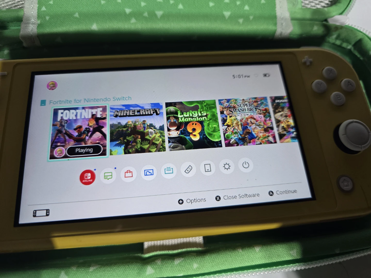 Nintendo Switch Lite Yellow - Used - photo 3