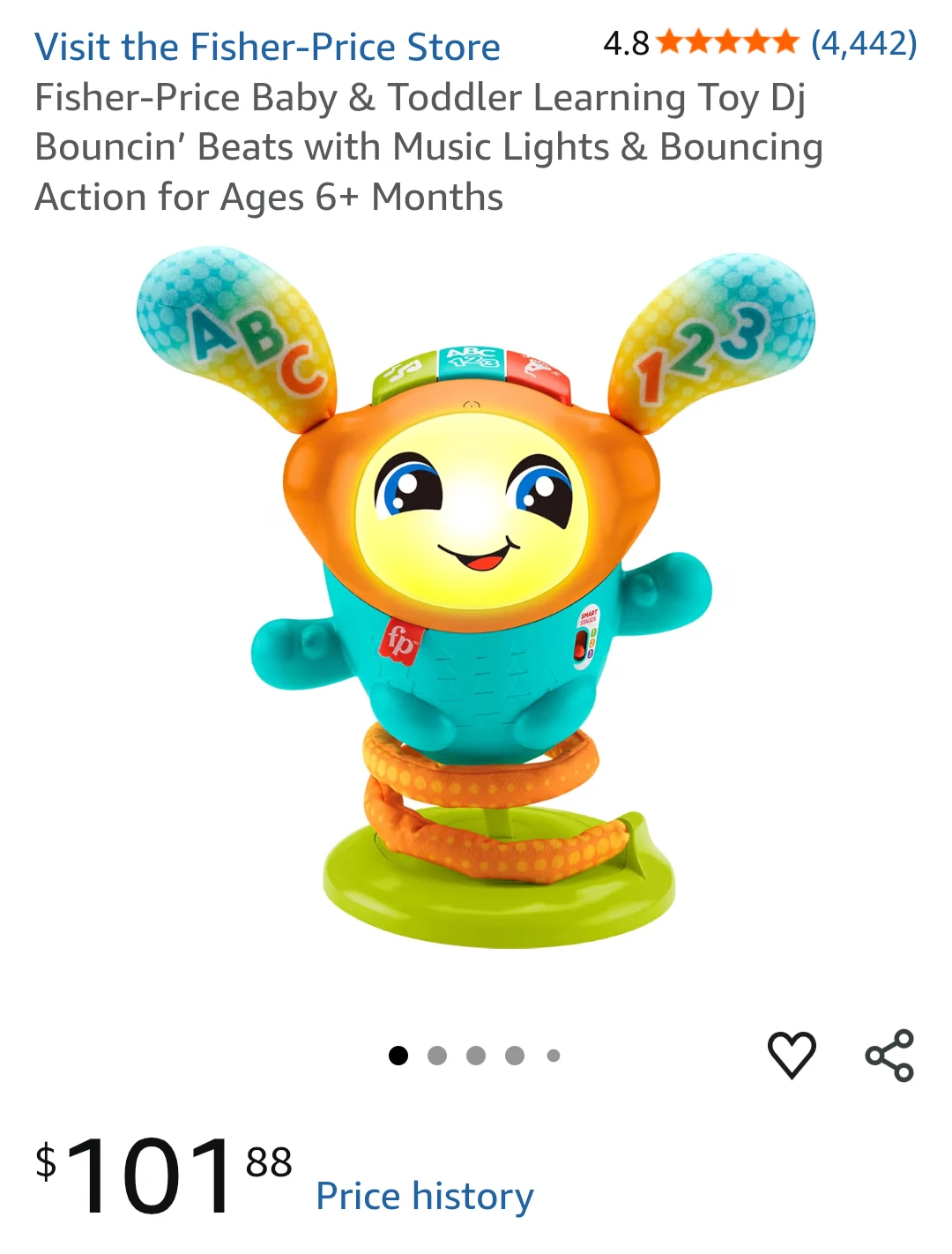Fisher-Price DJ Bouncin’ Beats Toy - photo 2