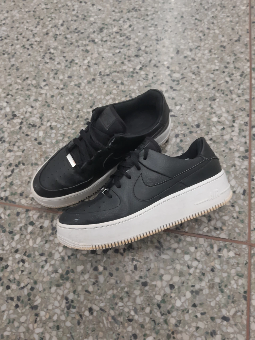 Nike Air Force 1 Sage XX "Triple Black Sneakers Women's Size 10