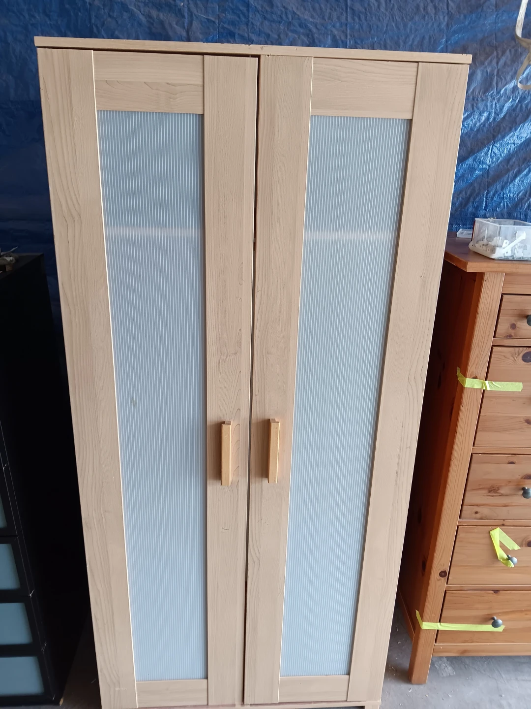 IKEA Wardrobe with Glass Doors