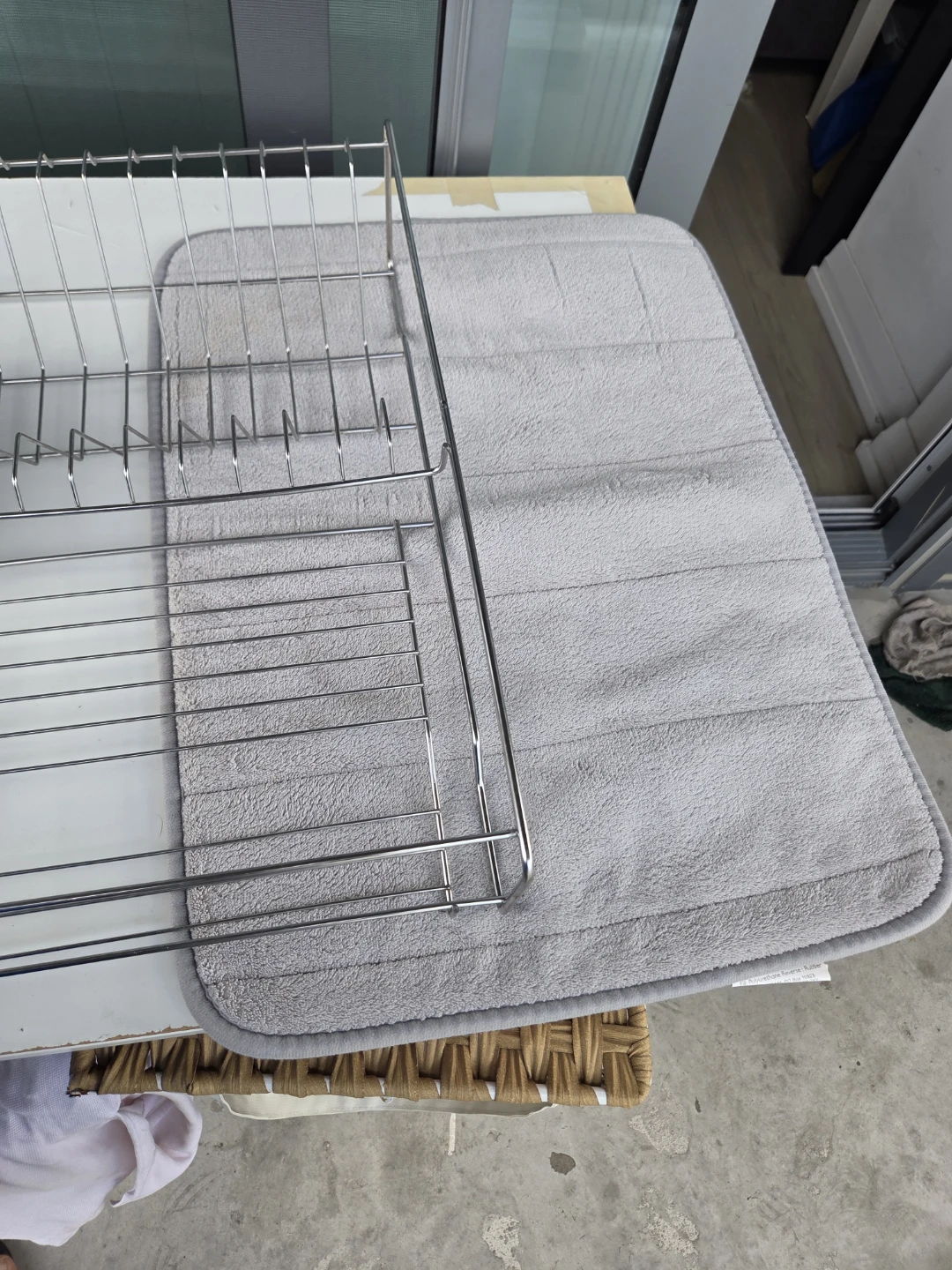 2-Tier Stainless Steel Dish Rack with Cutlery Holder - photo 3