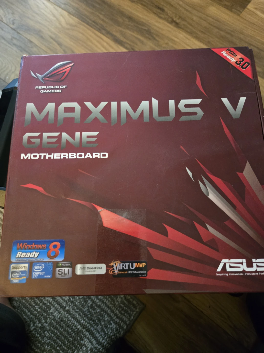 ASUS ROG Maximus V Gene Motherboard with Intel Core i7-3770 CPU