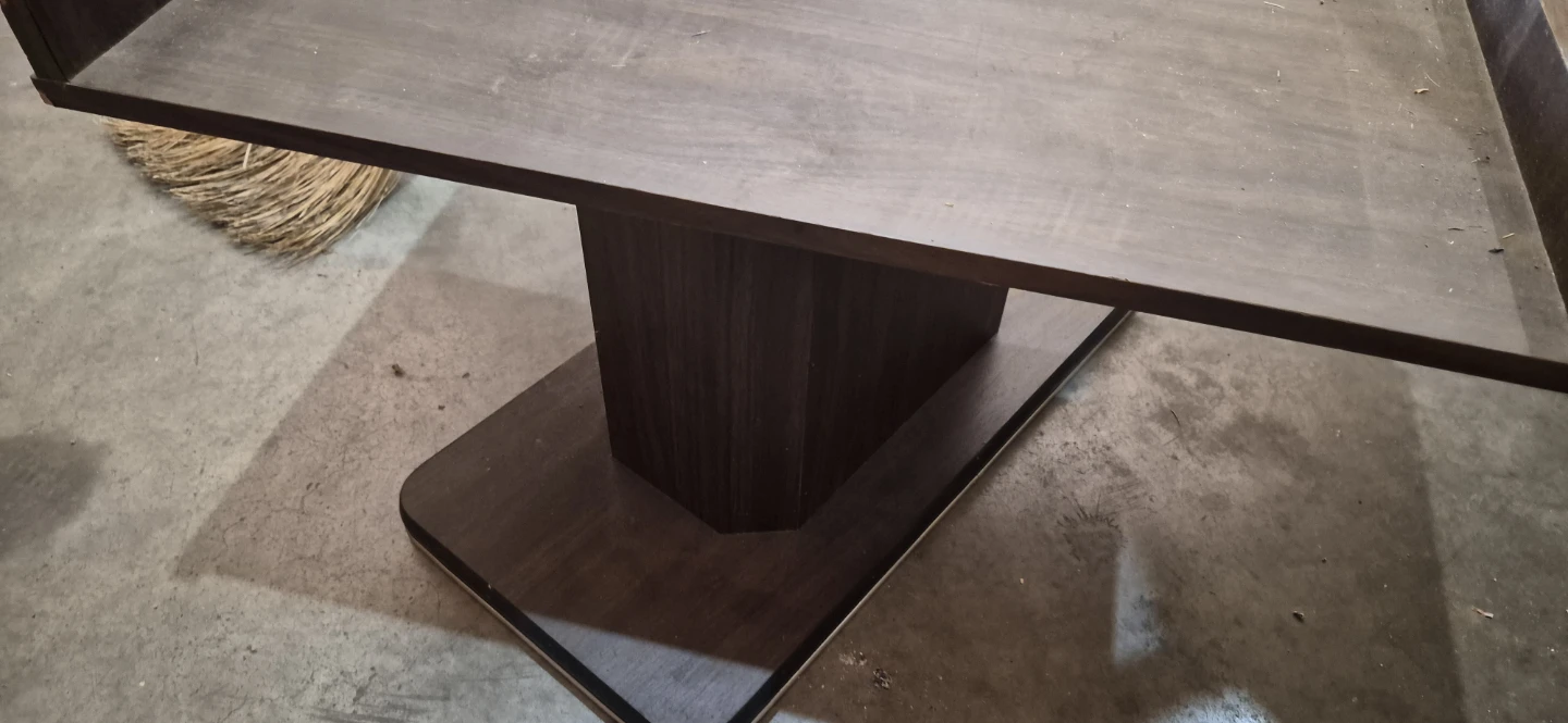 Wooden Turntable TV Stand - photo 2