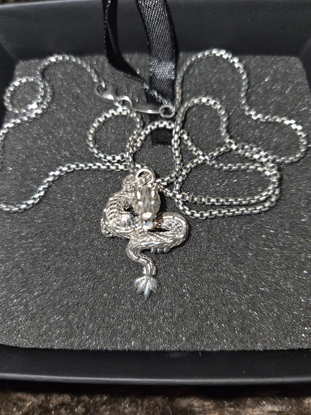 Thomas Sabo Sterling Silver Dragon Pendant Necklace