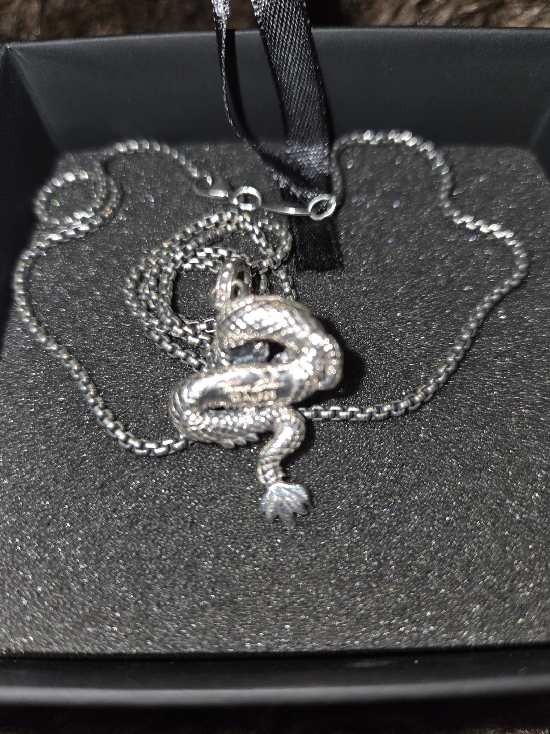 Thomas Sabo Sterling Silver Dragon Pendant Necklace - photo 3