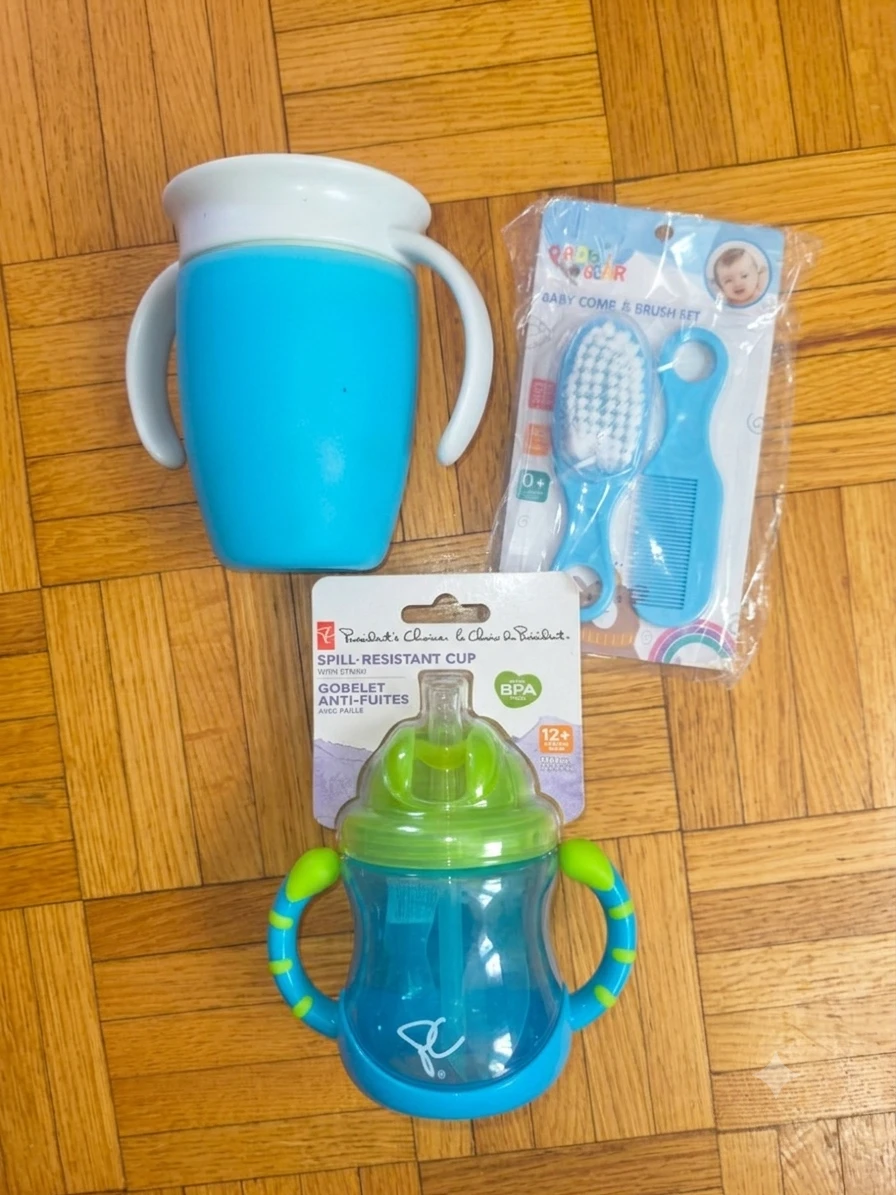 Baby Cups & Brush Set