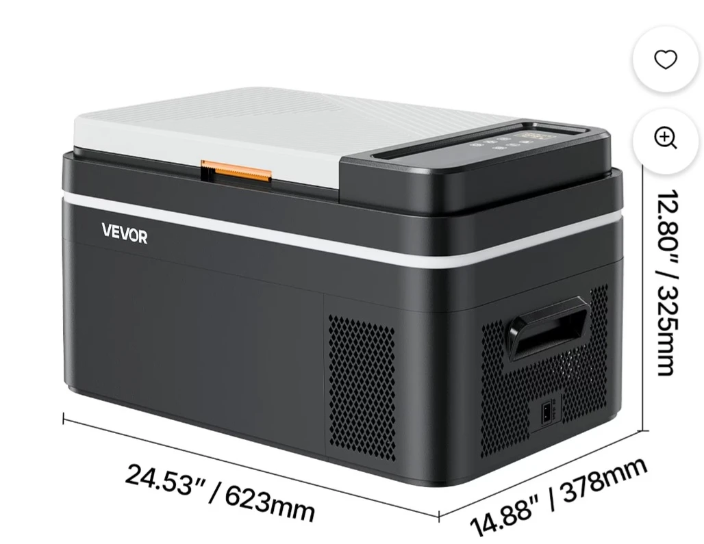 Vevor Portable Refrigerator Freezer 23QT/22L