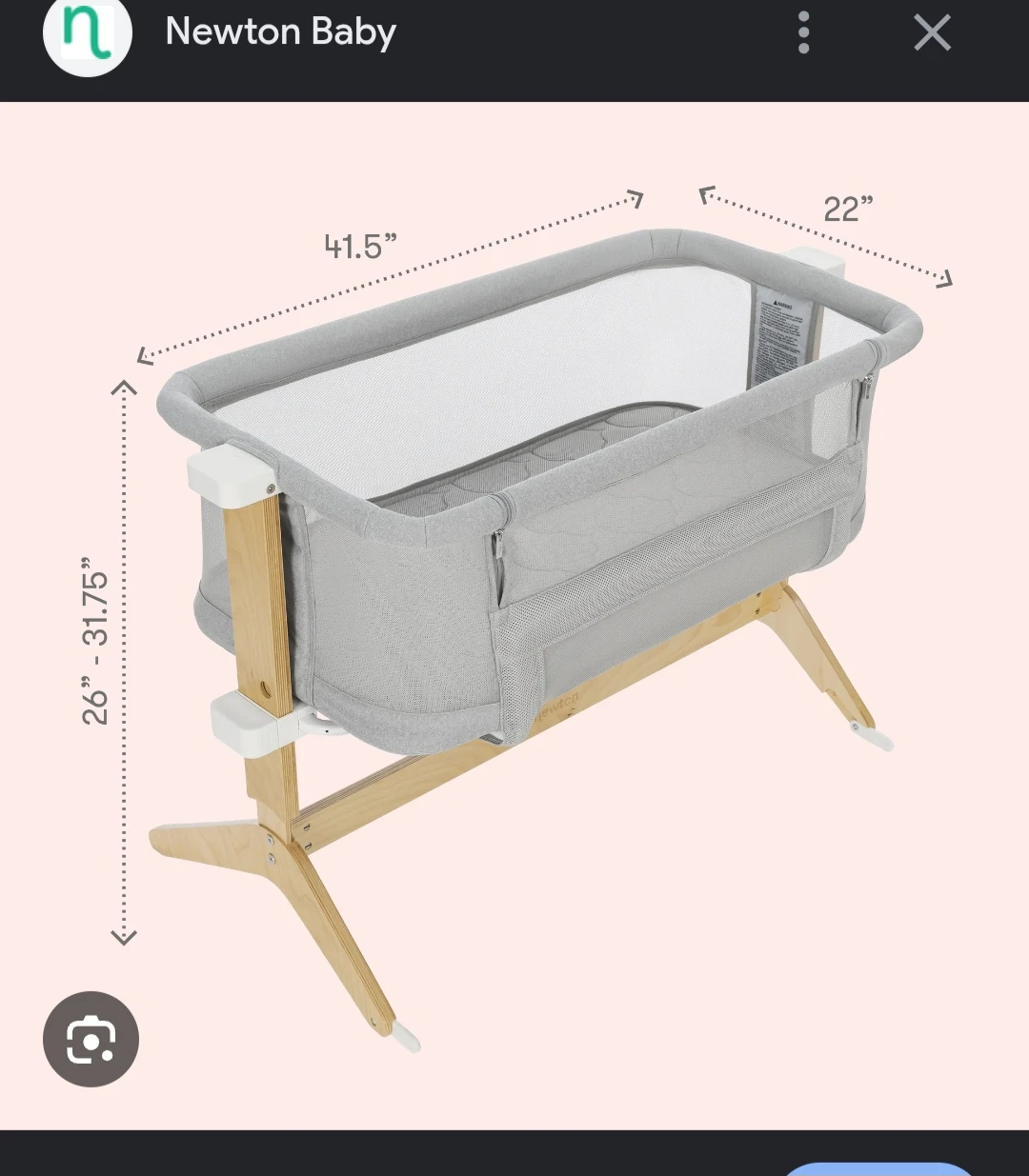 Newton Baby Bassinet and Bedside sleeper