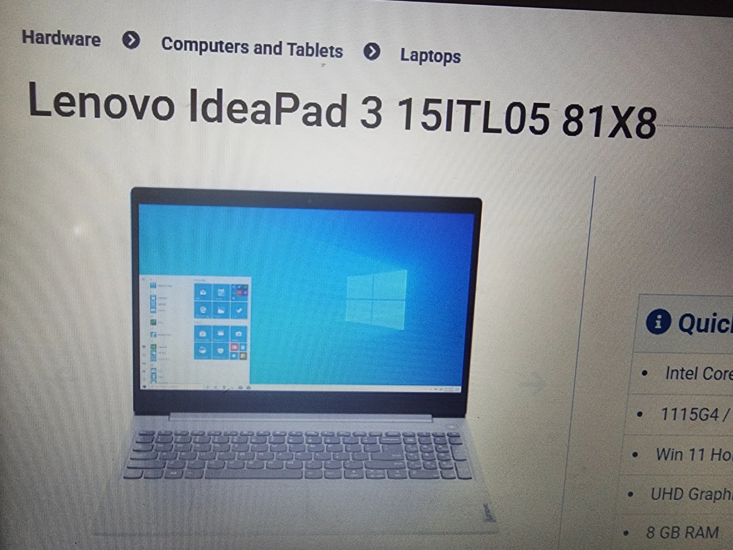 Lenovo IdeaPad 3 Laptop - 15"6 touchscreen - photo 4