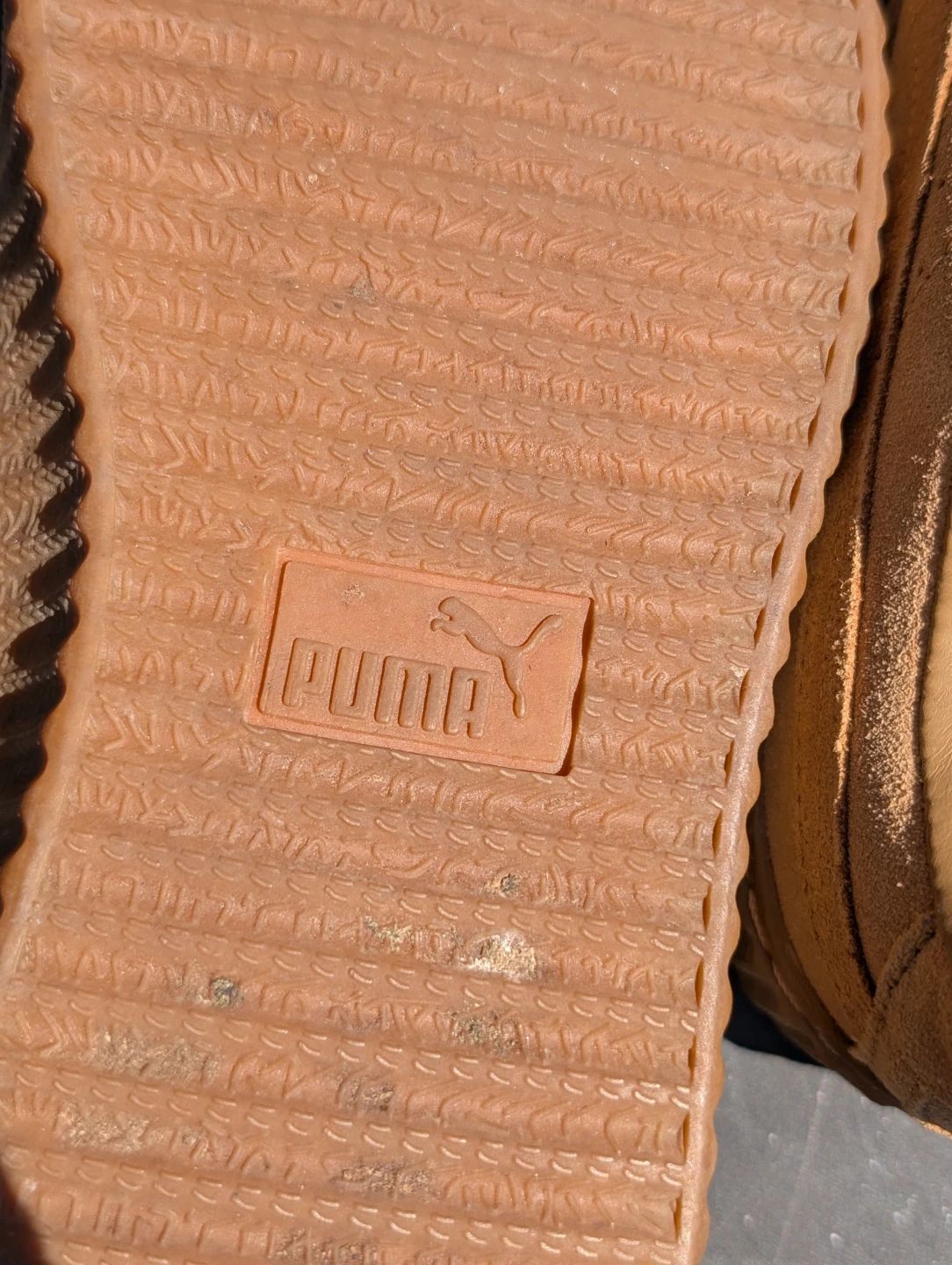 Puma Suede  walking  Shoes - Tan. Womens - photo 5