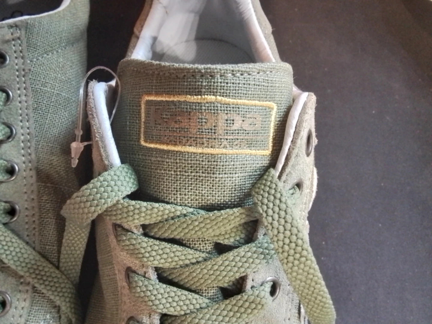 KAPPA Canvas Low-Profile Sneaker - Sage Green - photo 3