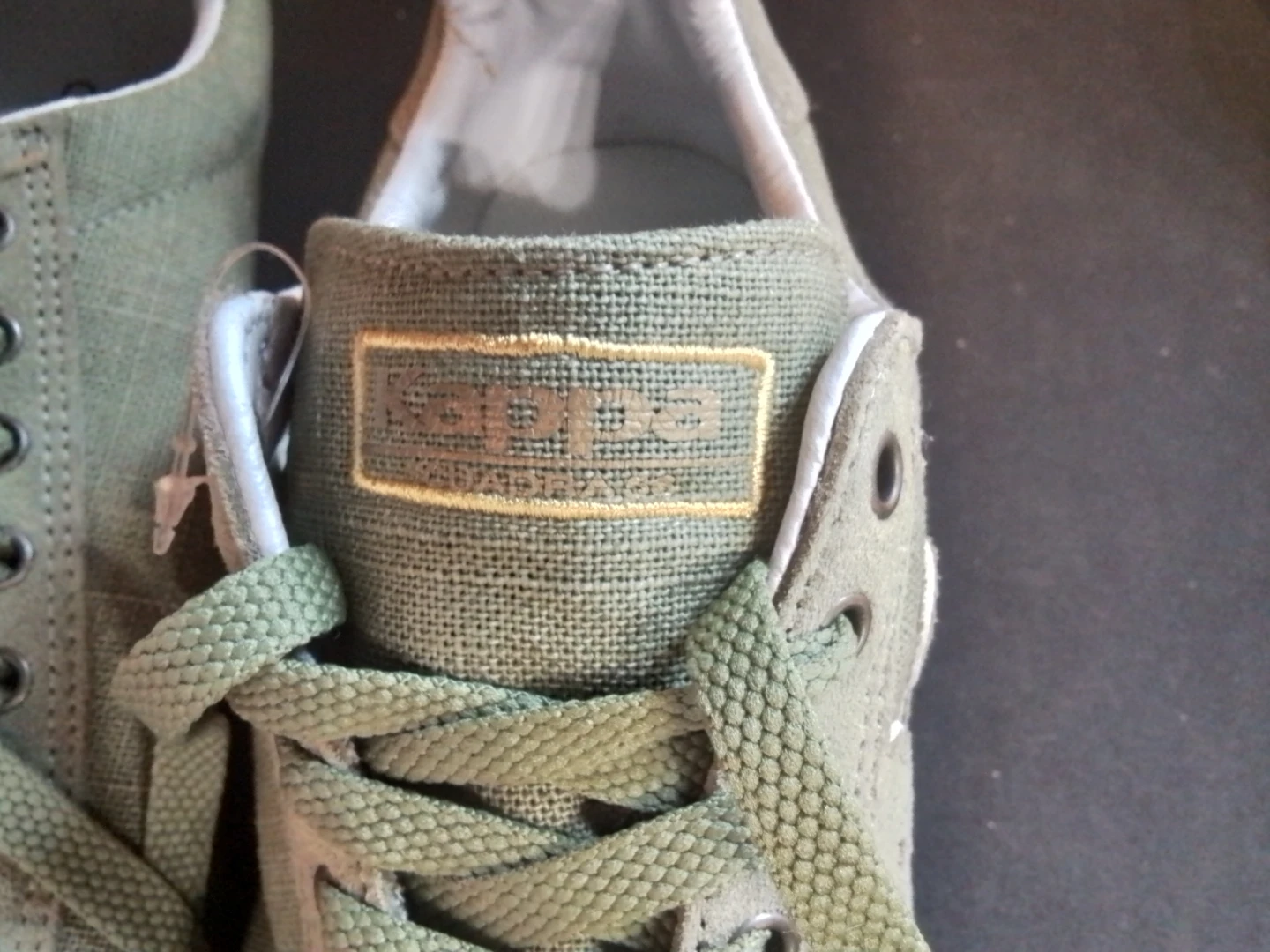 KAPPA Canvas Low-Profile Sneaker - Sage Green - photo 4