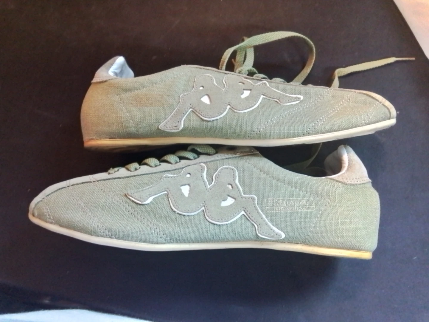 KAPPA Canvas Low-Profile Sneaker - Sage Green - photo 5