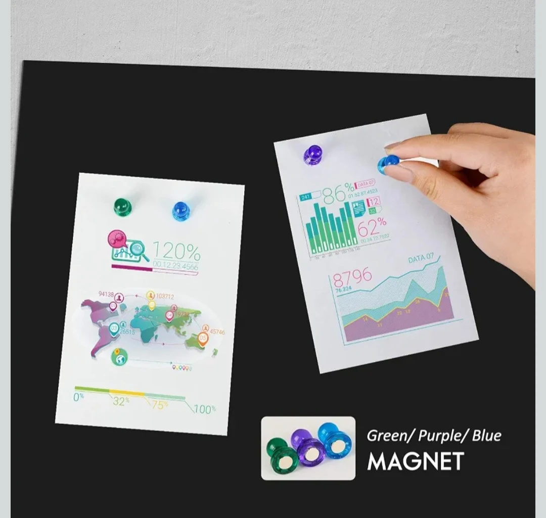 2 Pcs Magnetic Chalkboard Contact Paper for Wall - photo 3