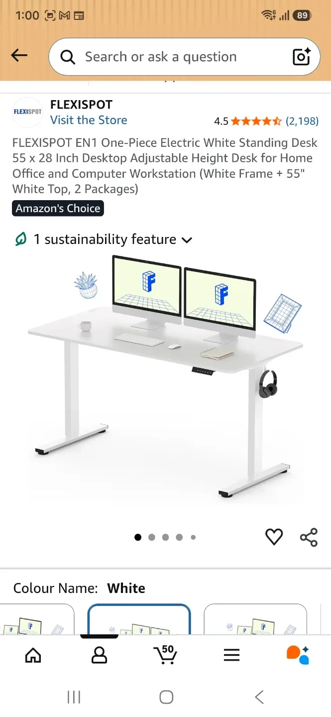 Electric Adjustable Standing Desk - photo 2