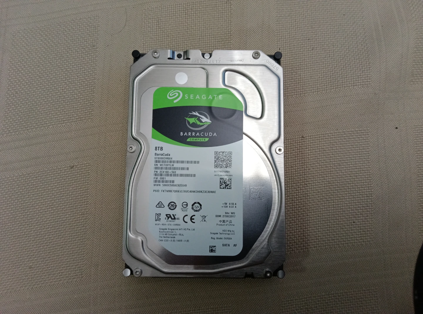 Seagate 8TB BarraCuda Compute SATA Hard Drives