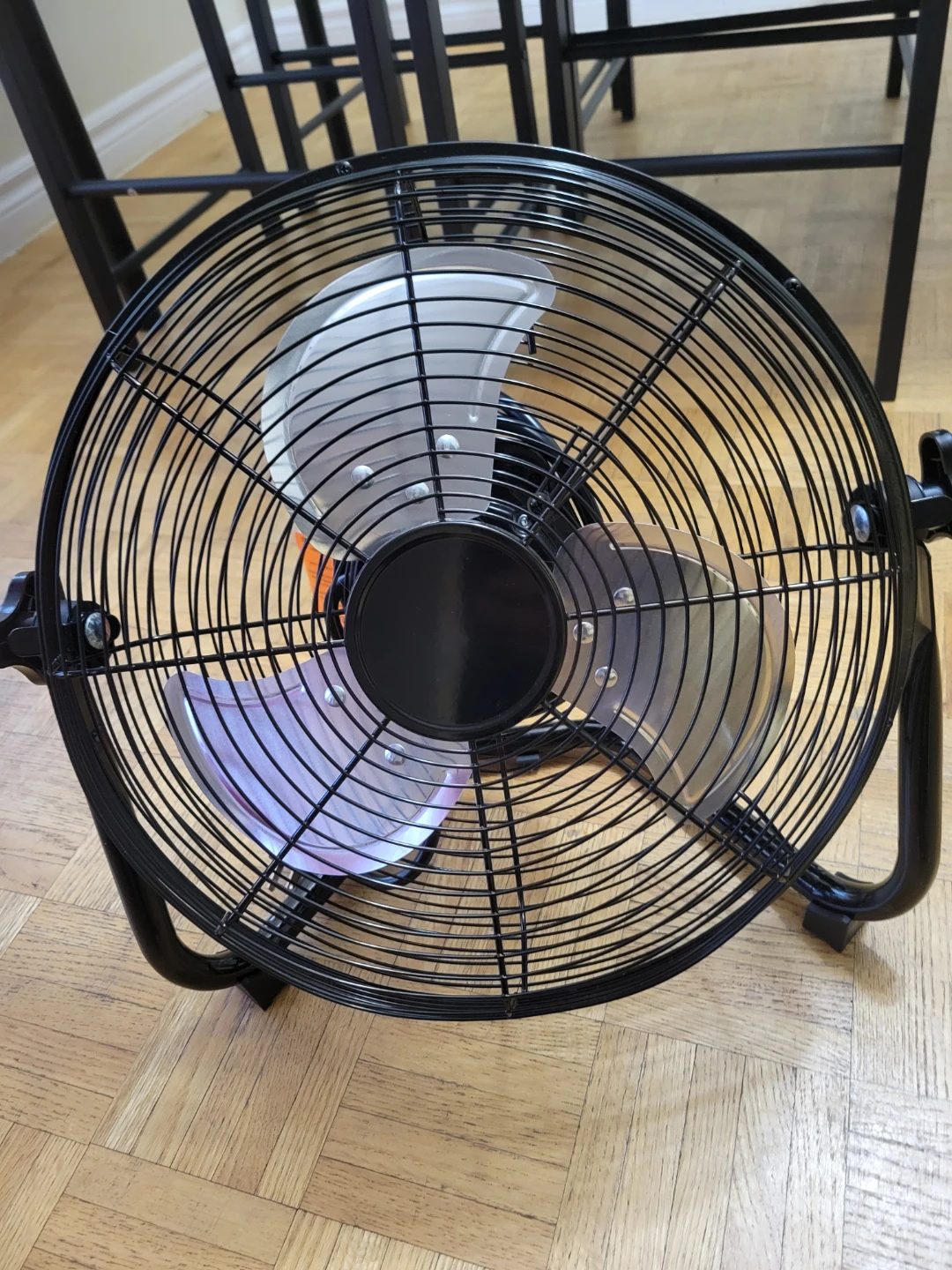 Mainstays 12" High Velocity Metal Floor Fan