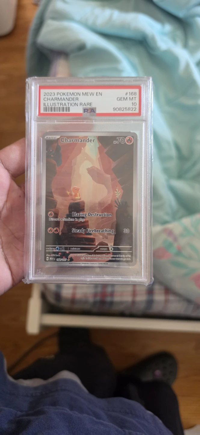 PSA 10 Gem Mint Pokemon Charmander Illustration Rare Card