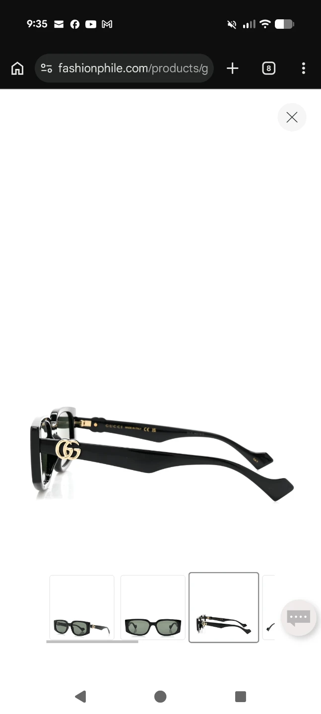 Gucci GG1534S Sunglasses - Black - photo 4